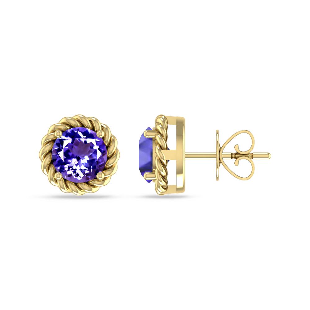 Yellow Gold - Tanzanite