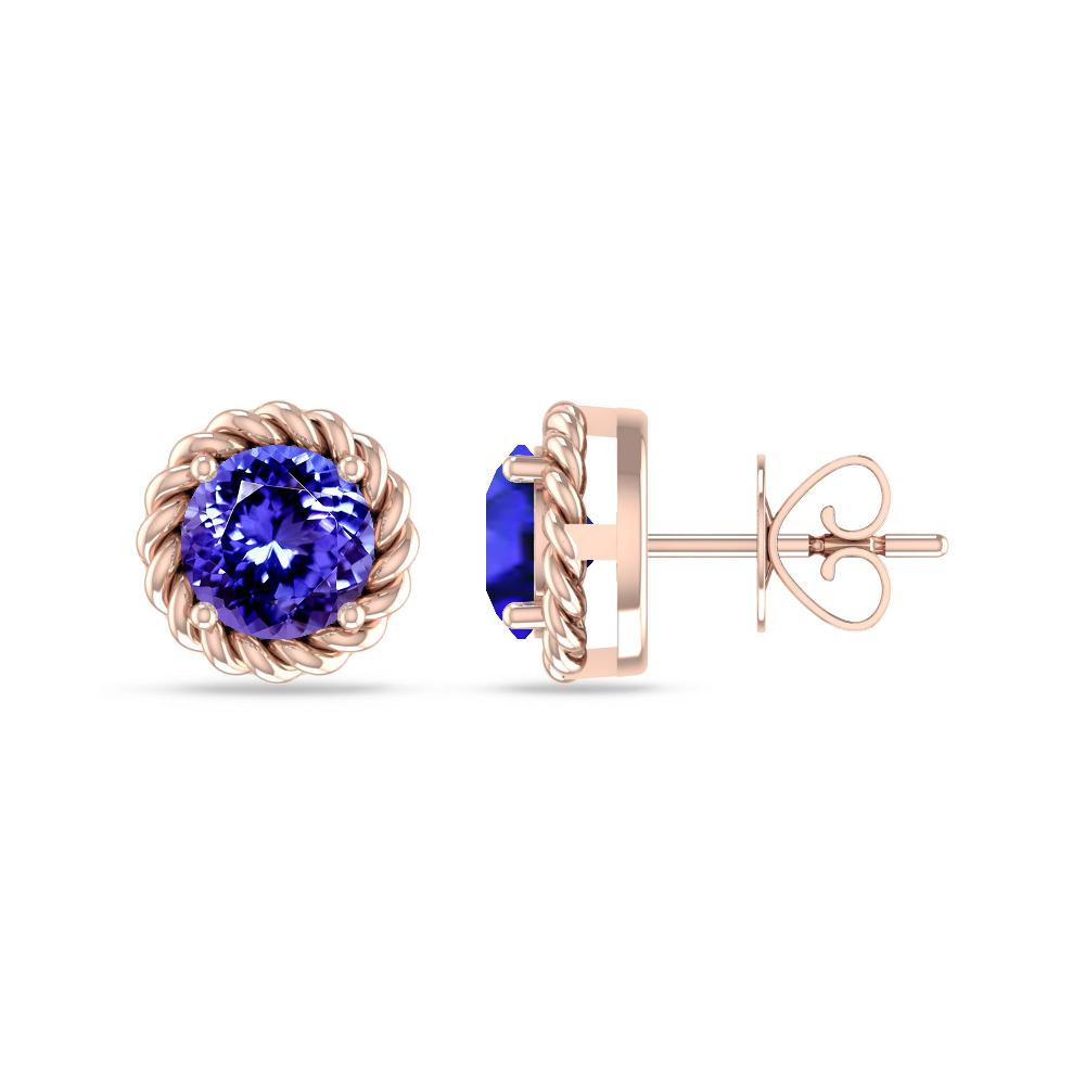 Rose Gold - Tanzanite