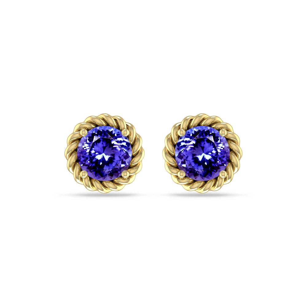 Yellow Gold - Tanzanite