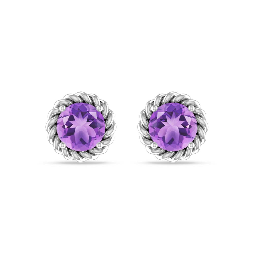 White Gold - Amethyst