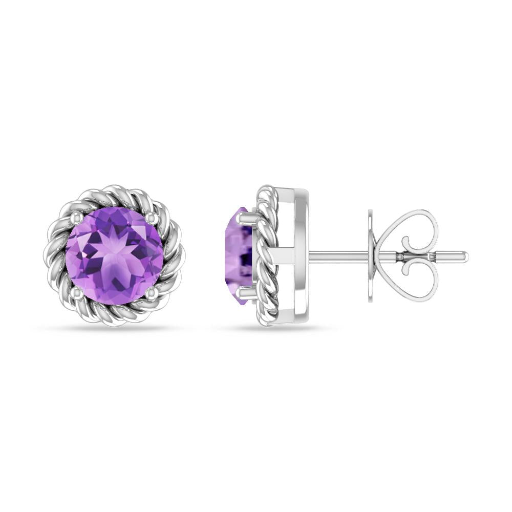 White Gold - Amethyst
