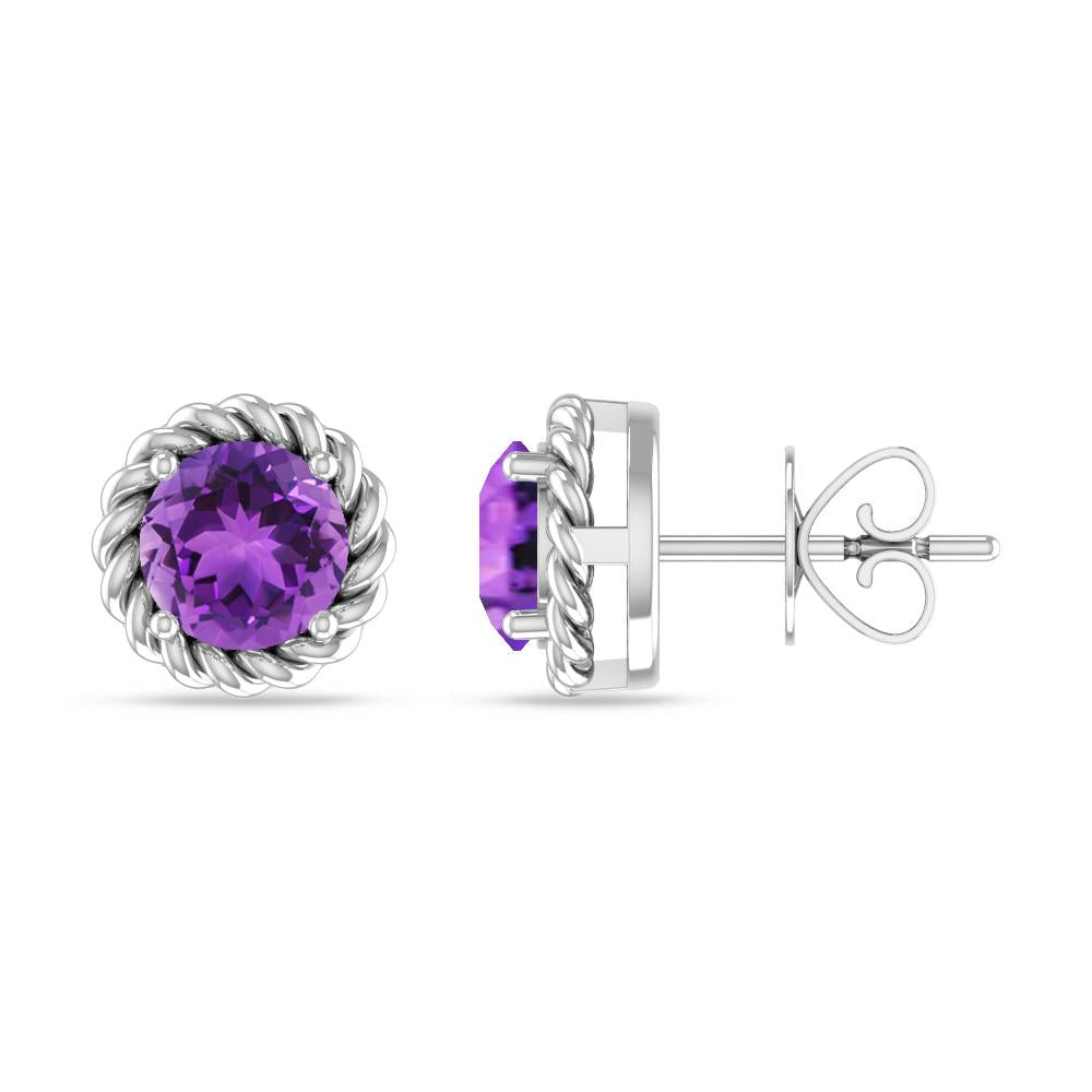White Gold - Amethyst