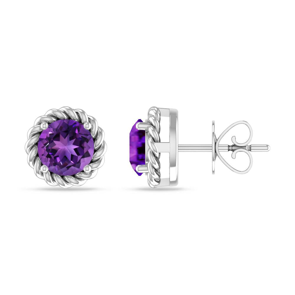 White Gold - Amethyst