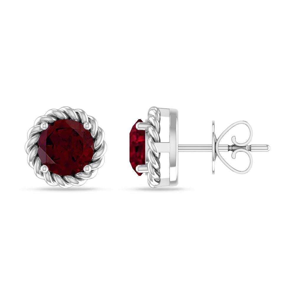White Gold - Garnet