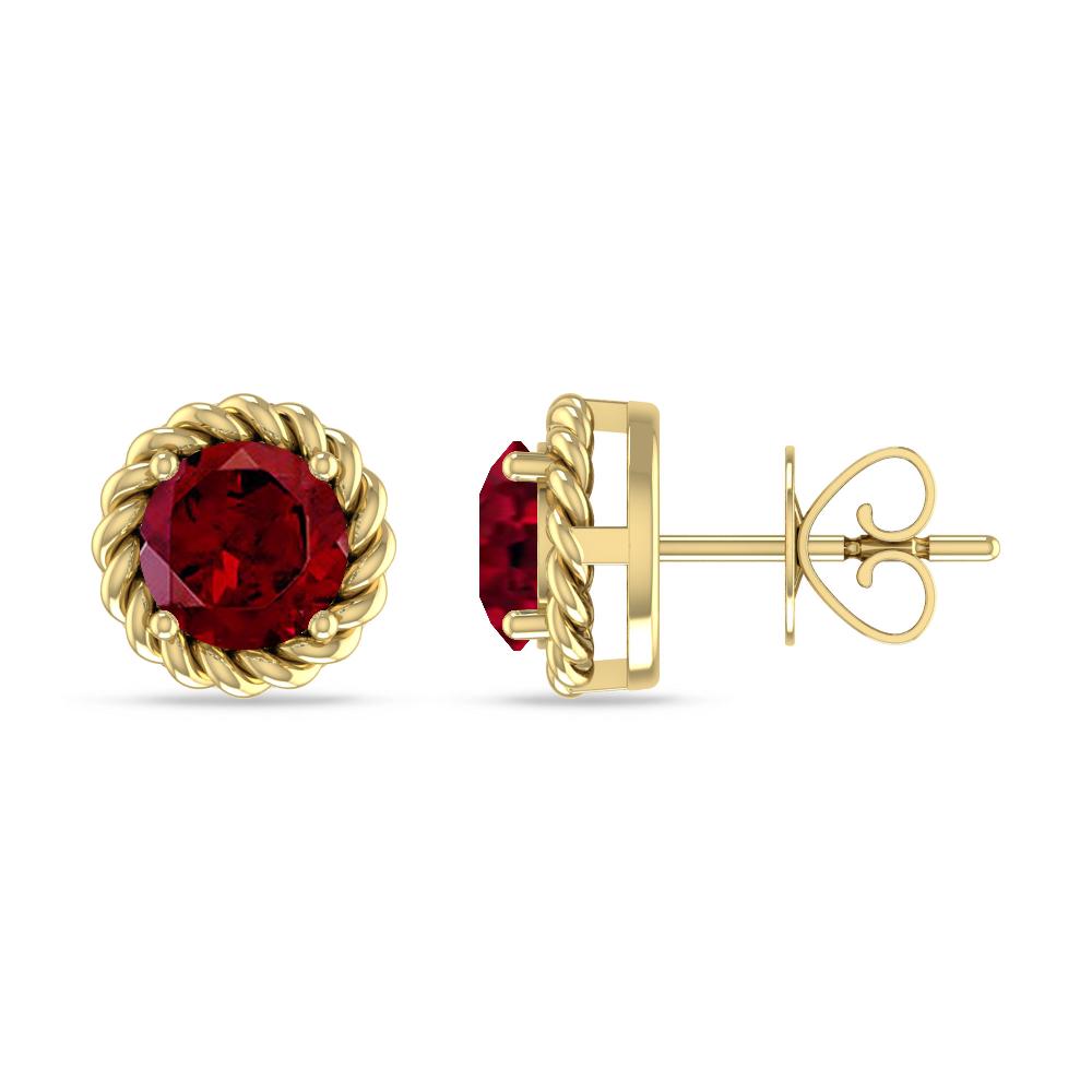 Yellow Gold - Garnet
