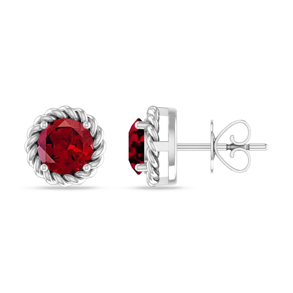White Gold - Garnet
