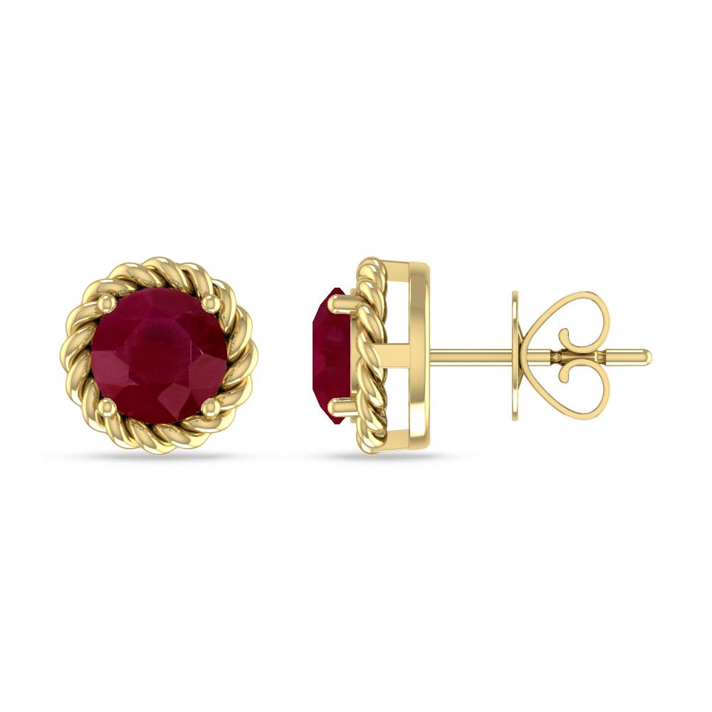 Yellow Gold - Ruby