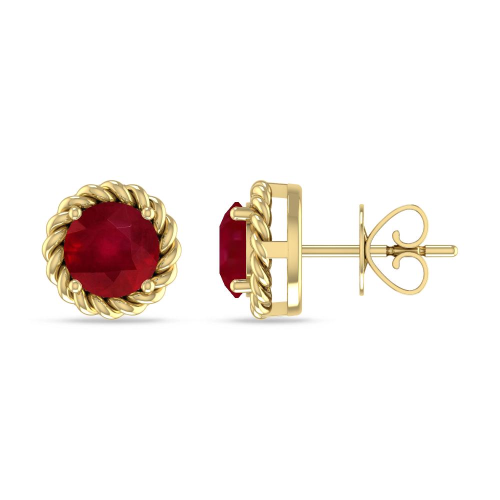 Yellow Gold - Ruby