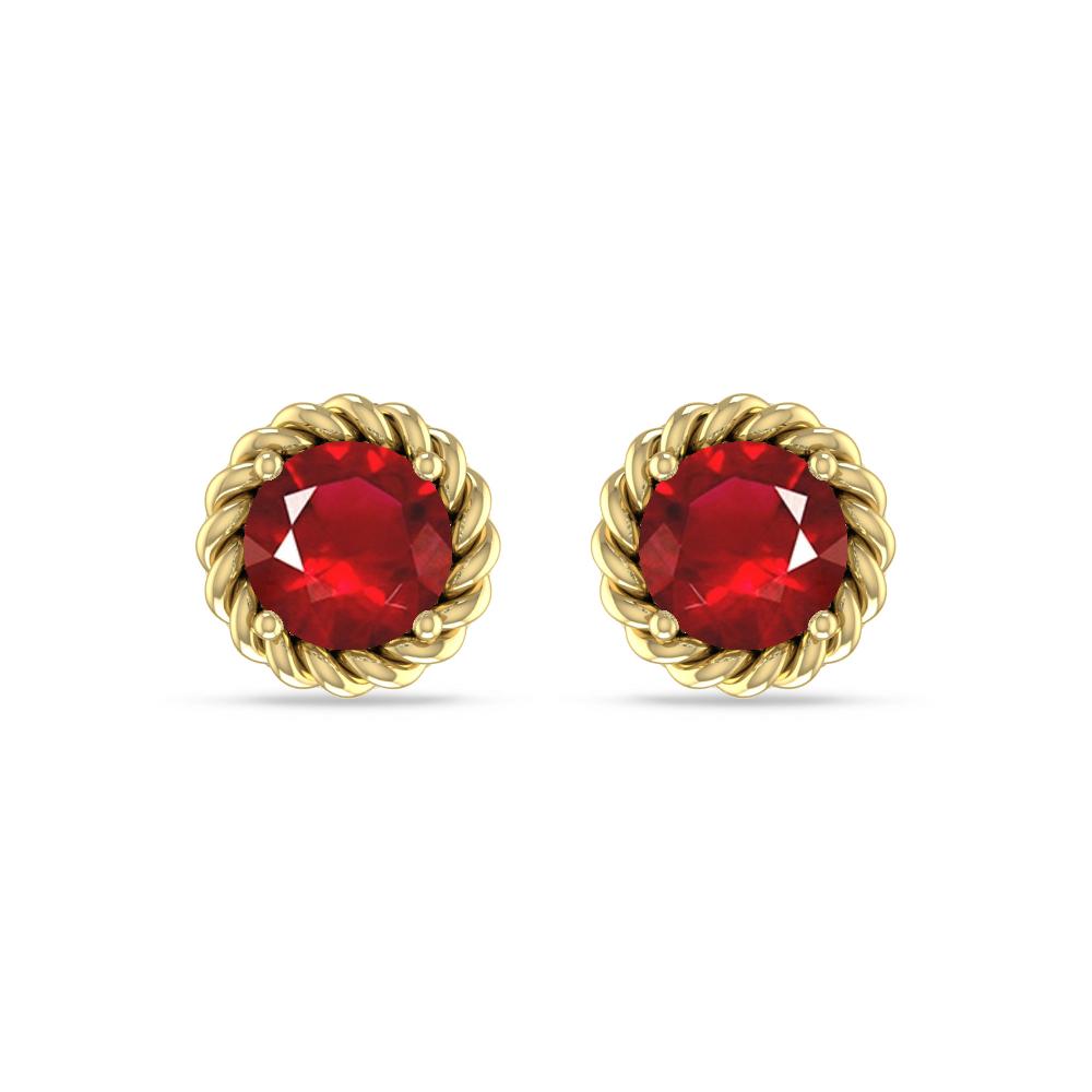 Yellow Gold - Ruby