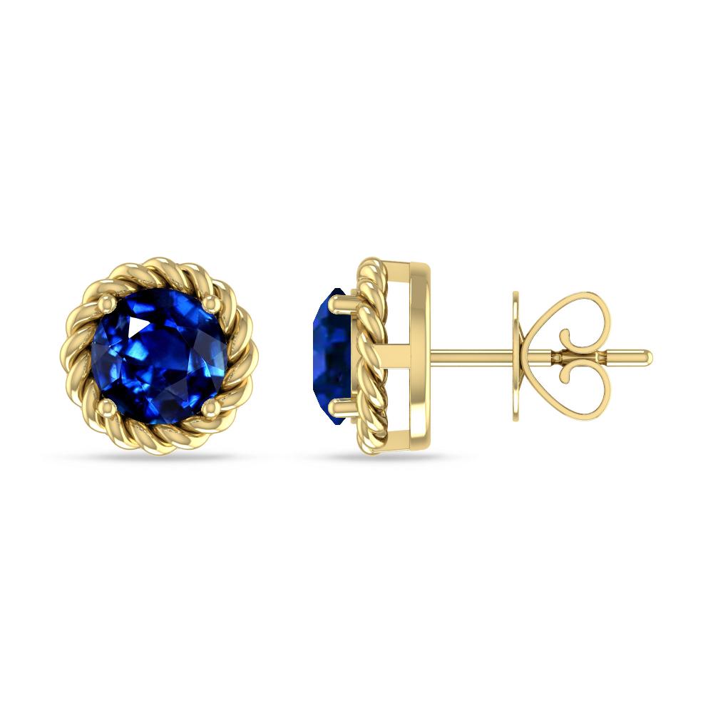 Yellow Gold - Sapphire
