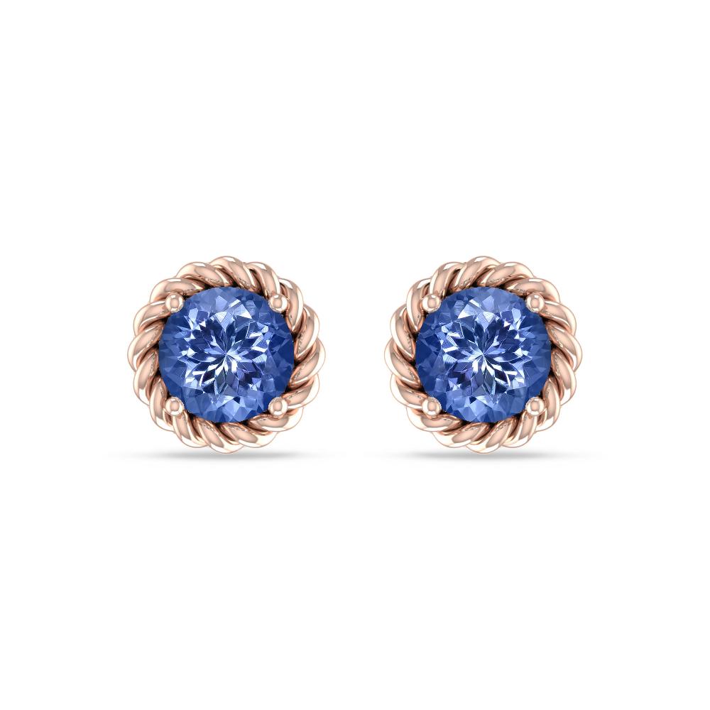 Rose Gold - Tanzanite