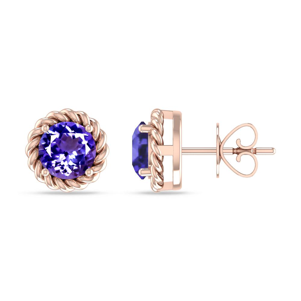 Rose Gold - Tanzanite