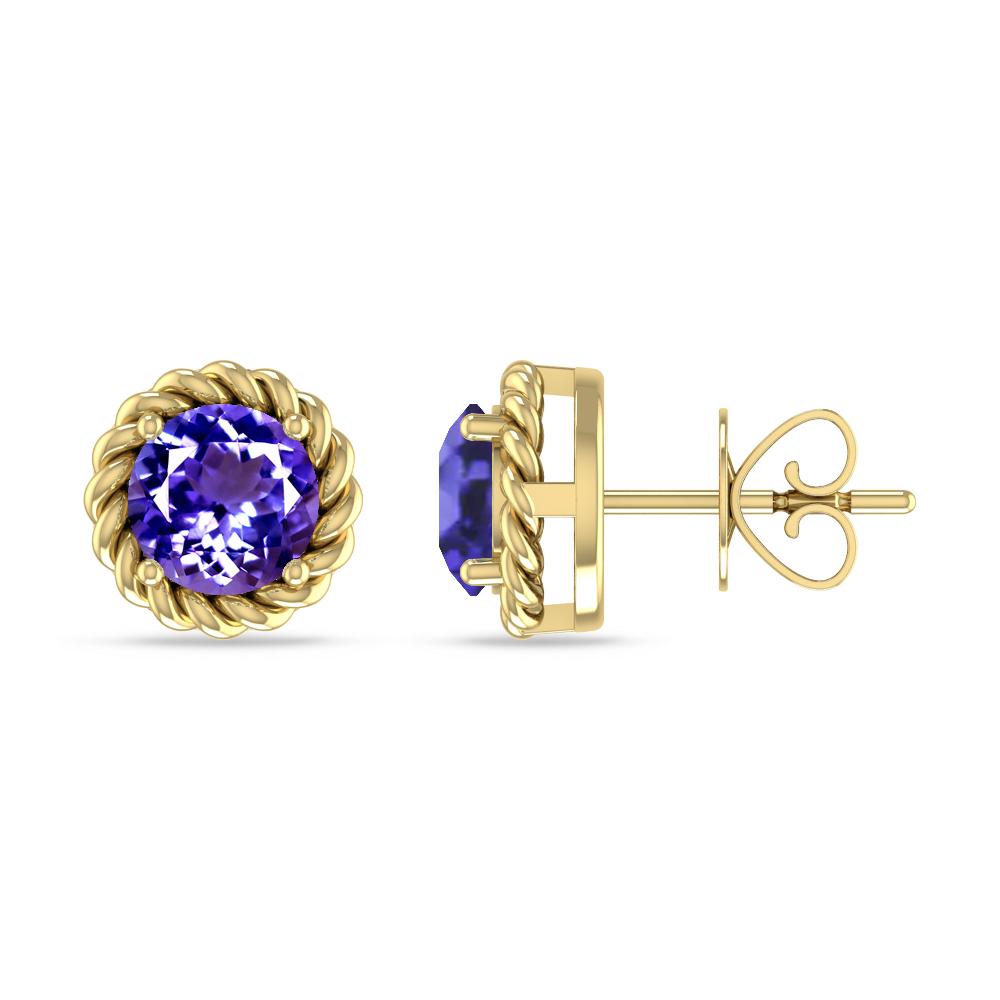 Yellow Gold - Tanzanite