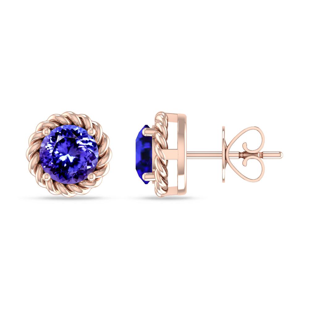 Rose Gold - Tanzanite