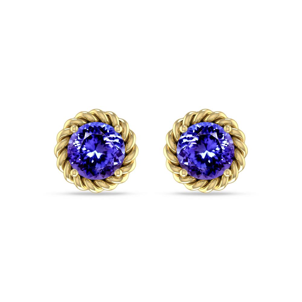 Yellow Gold - Tanzanite