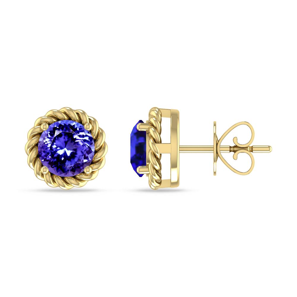 Yellow Gold - Tanzanite
