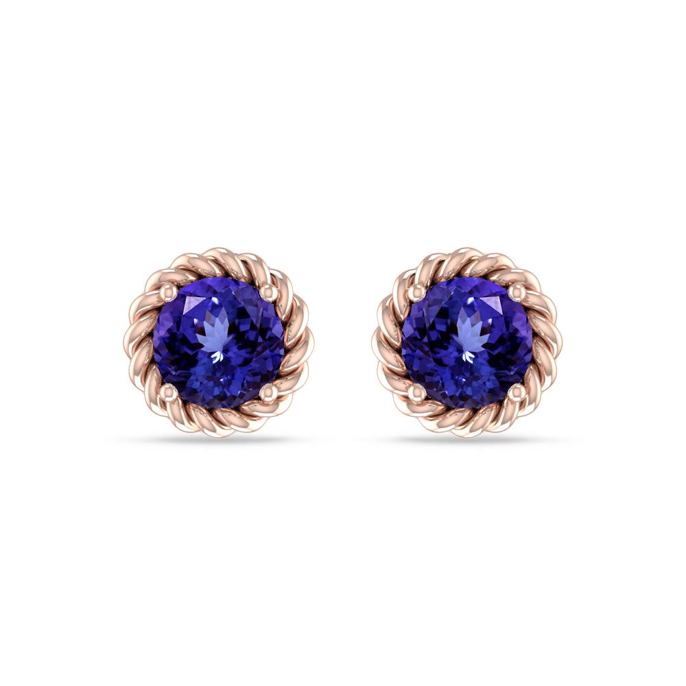 Rose Gold - Tanzanite