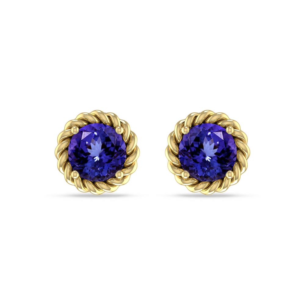 Yellow Gold - Tanzanite