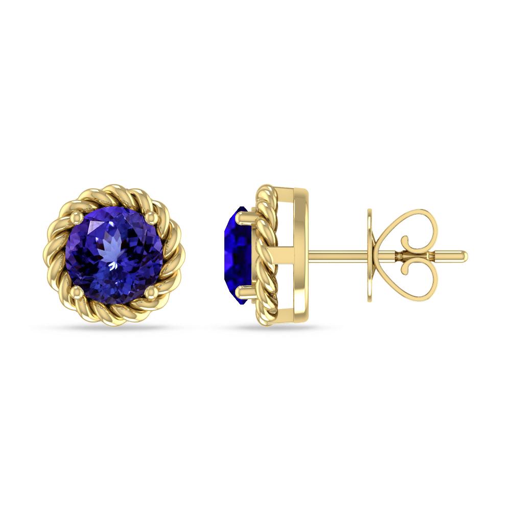 Yellow Gold - Tanzanite