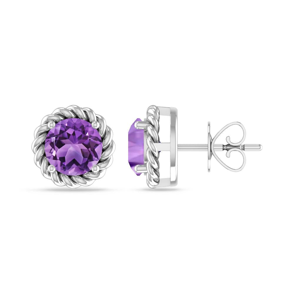 White Gold - Amethyst