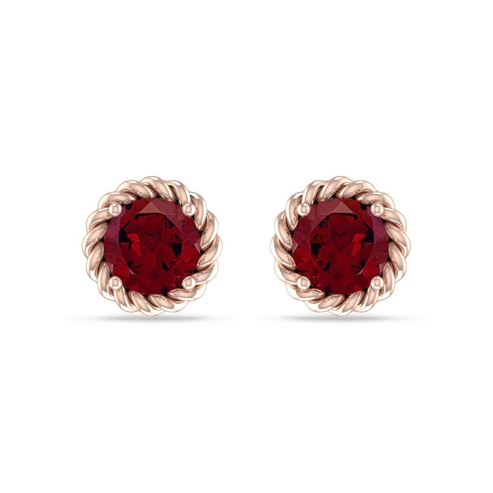 Rose Gold - Garnet