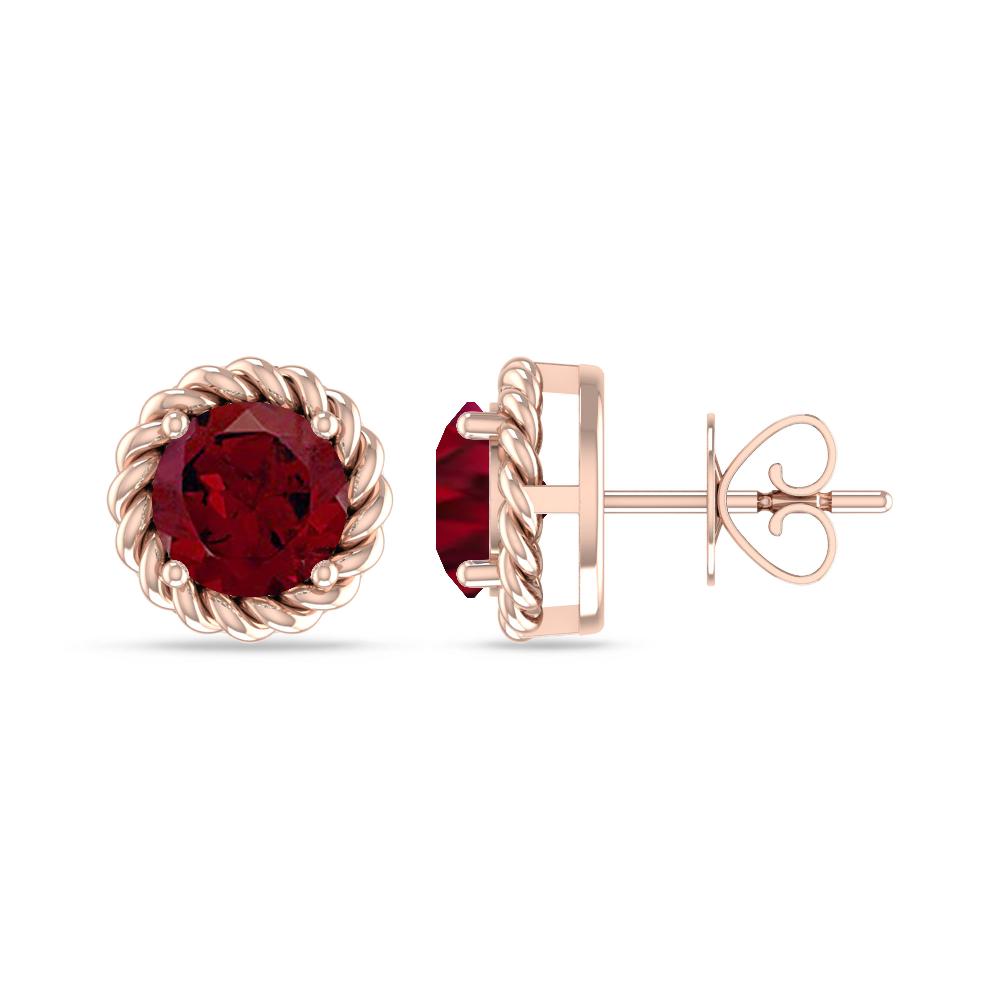 Rose Gold - Garnet