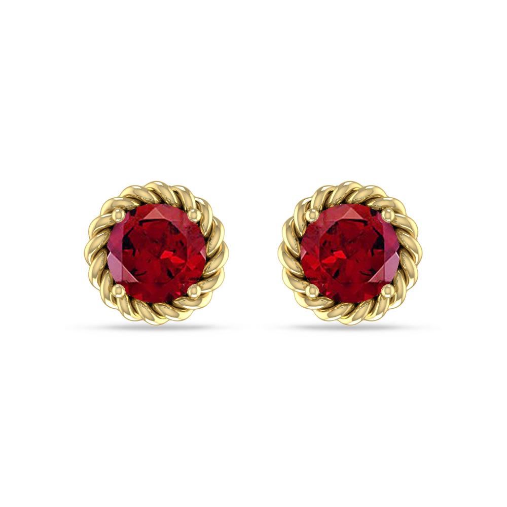 Yellow Gold - Garnet