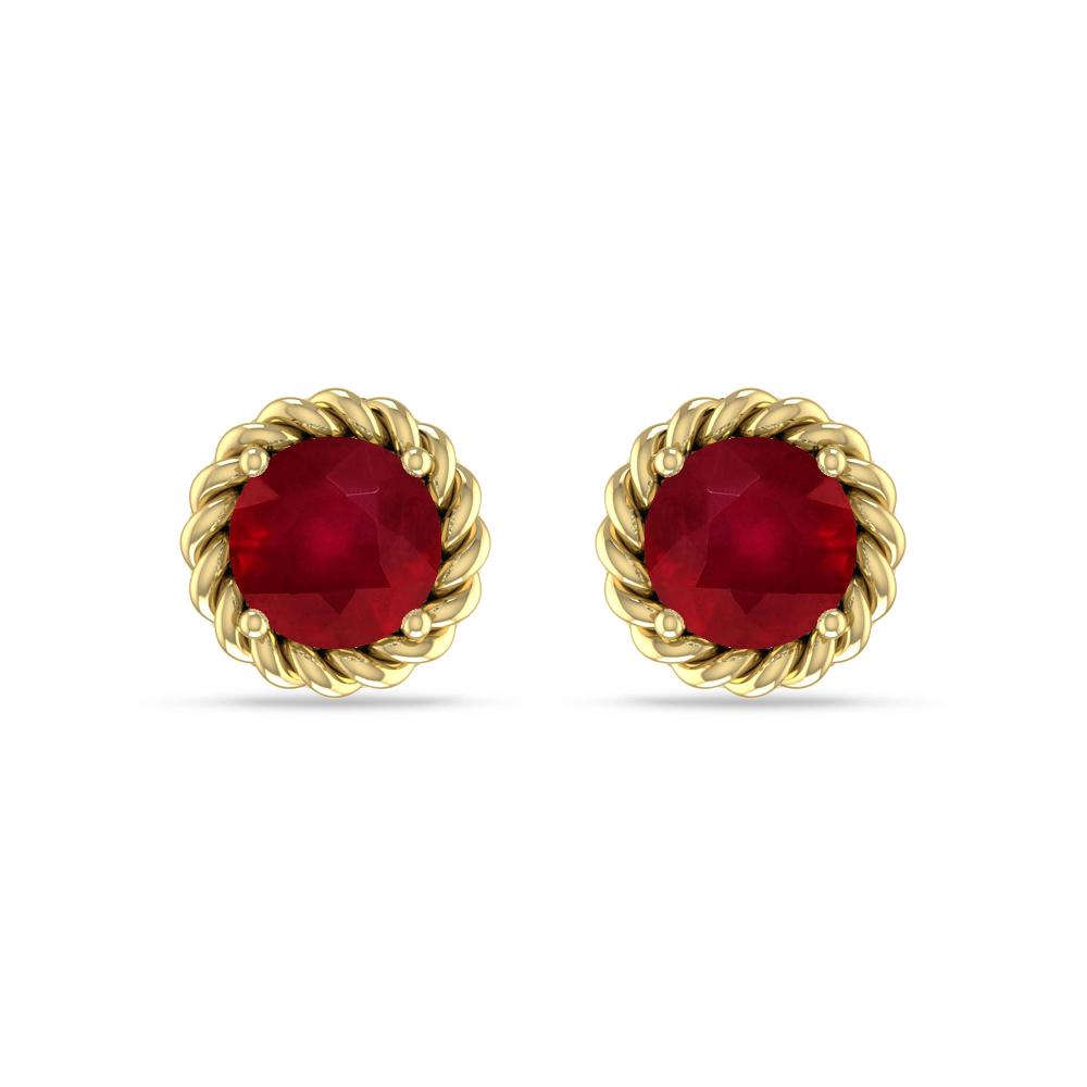 Yellow Gold - Ruby