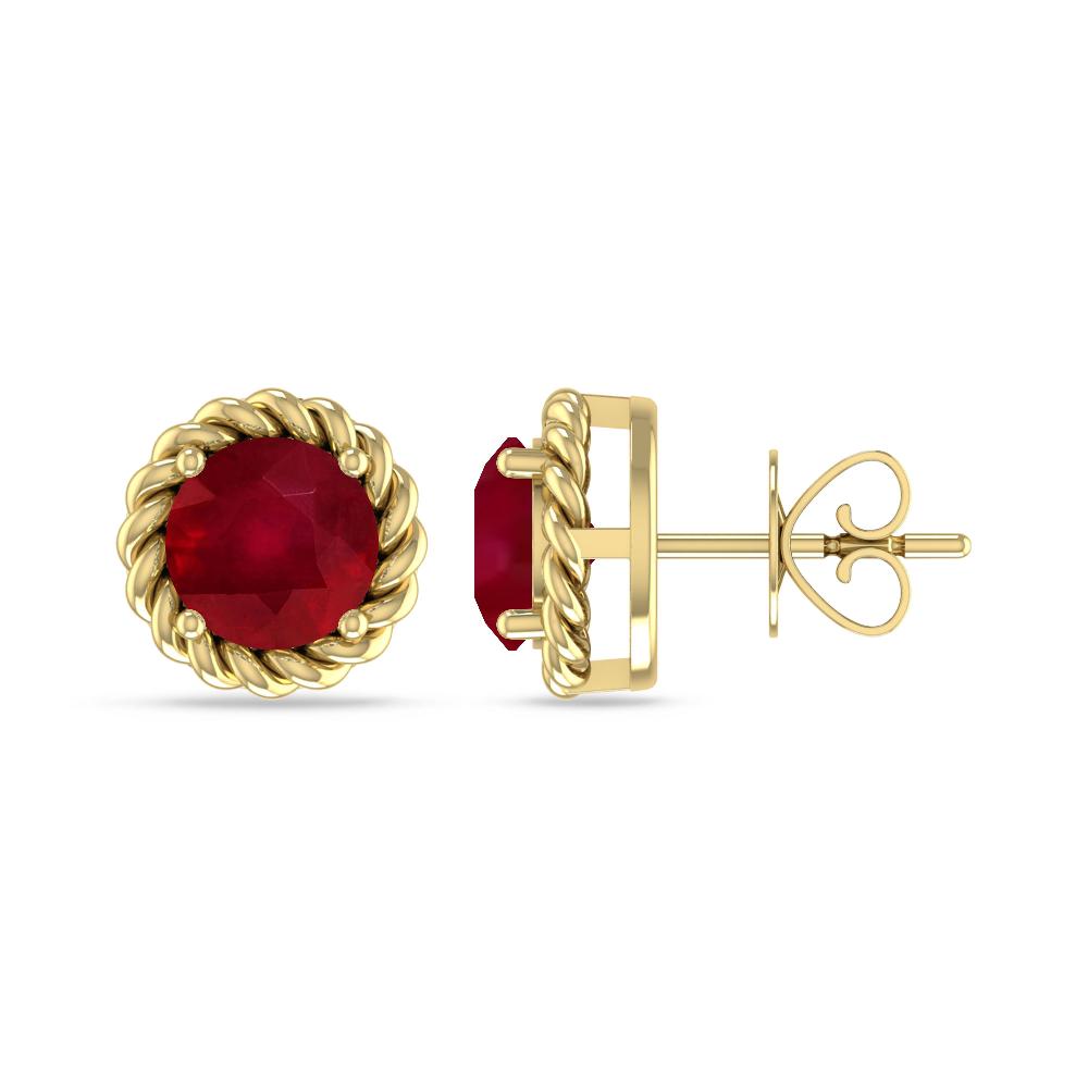 Yellow Gold - Ruby