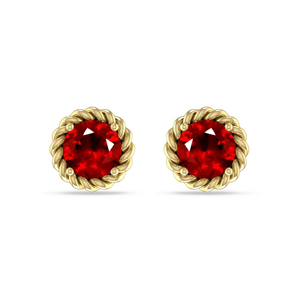 Yellow Gold - Ruby