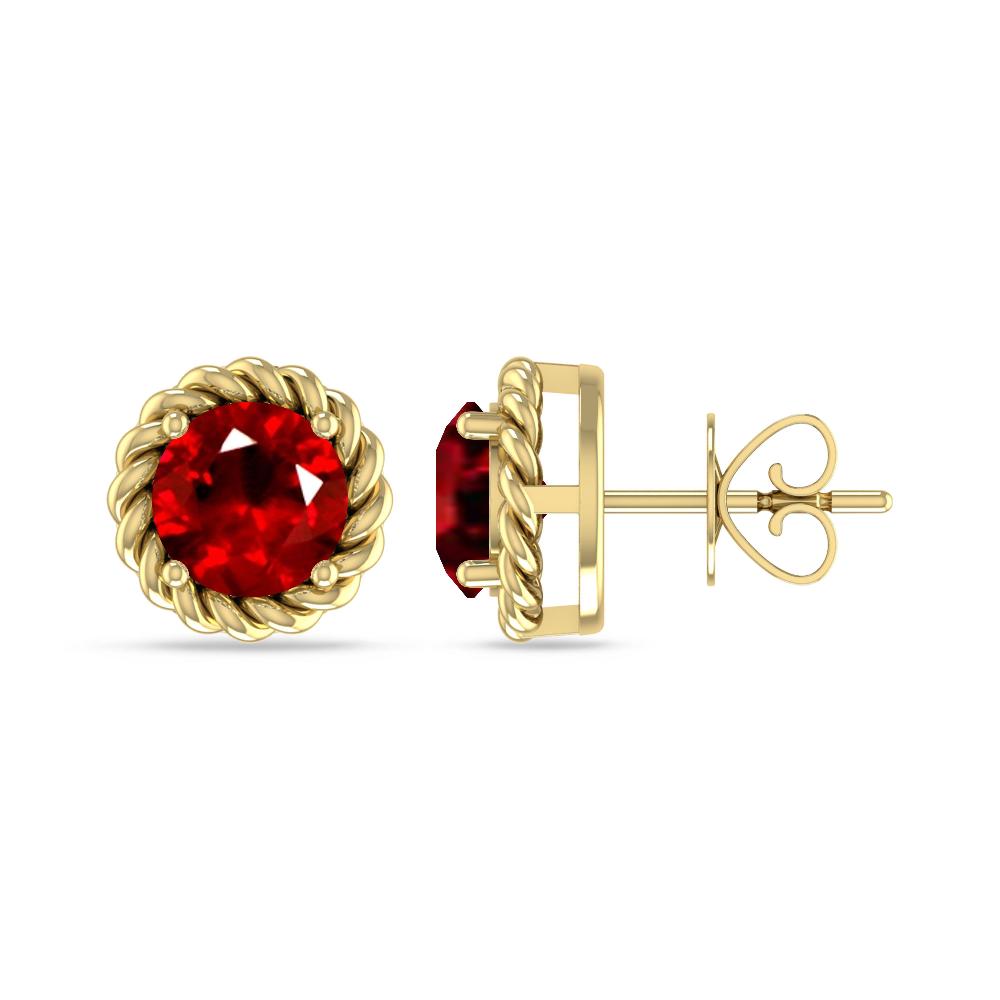 Yellow Gold - Ruby