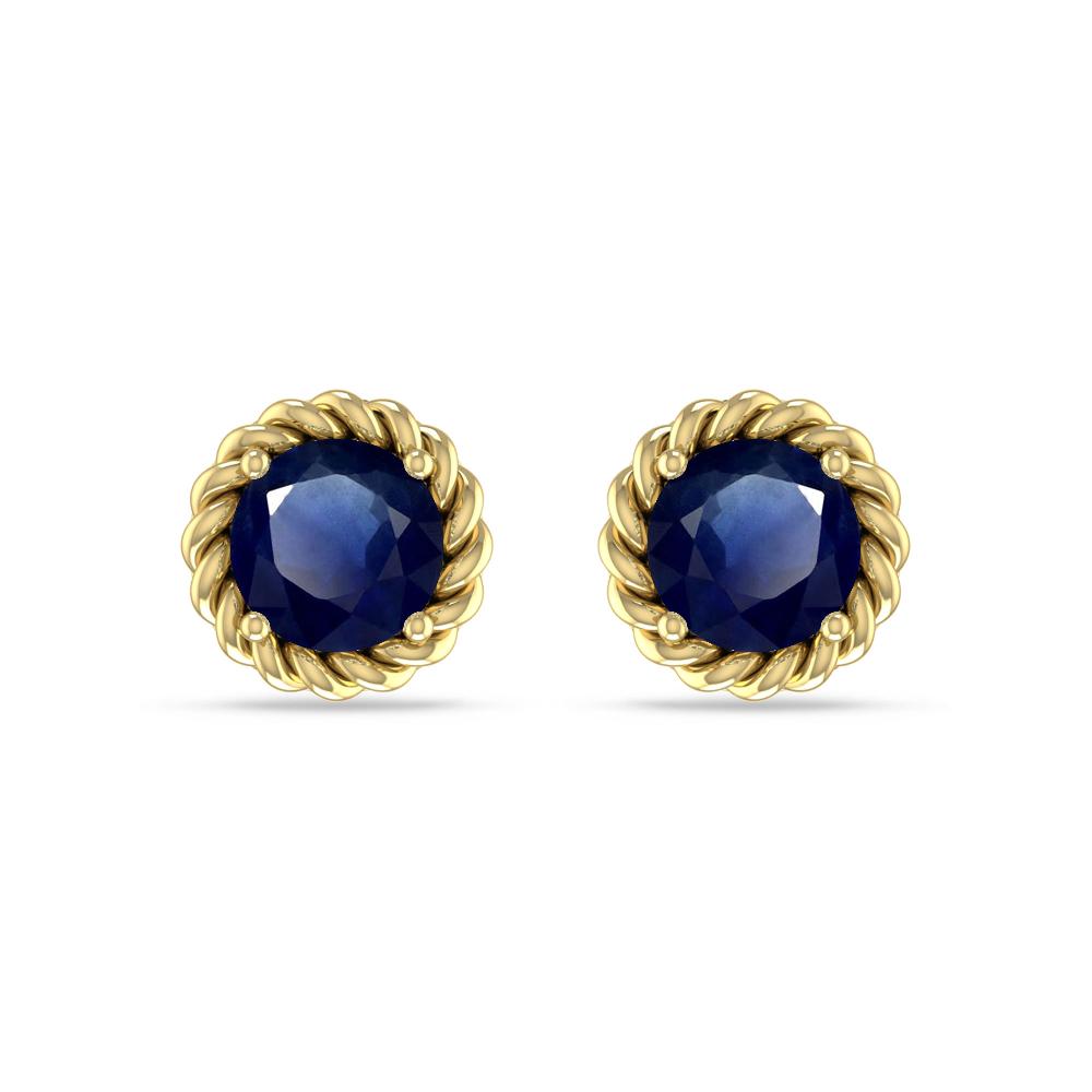 Yellow Gold - Sapphire