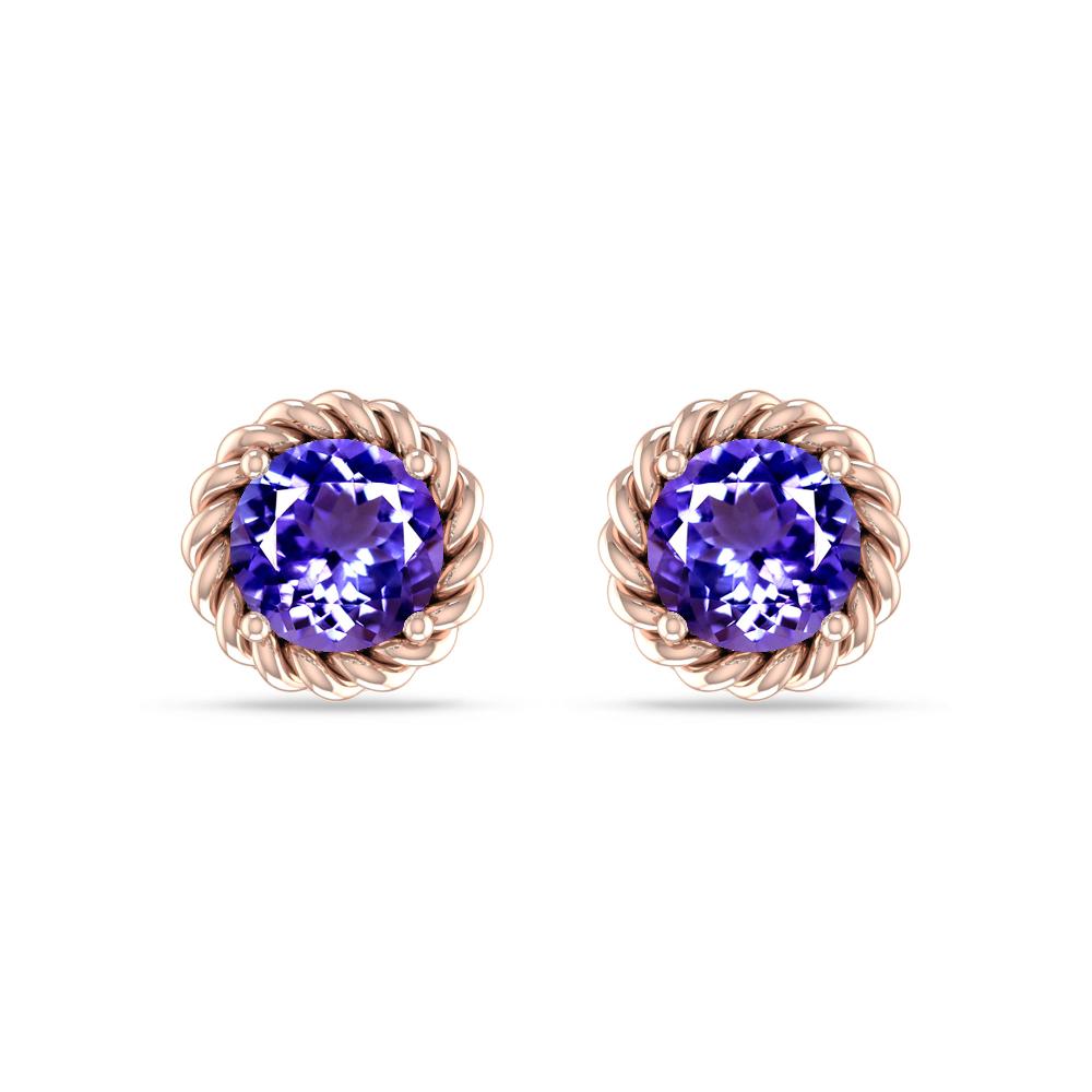 Rose Gold - Tanzanite