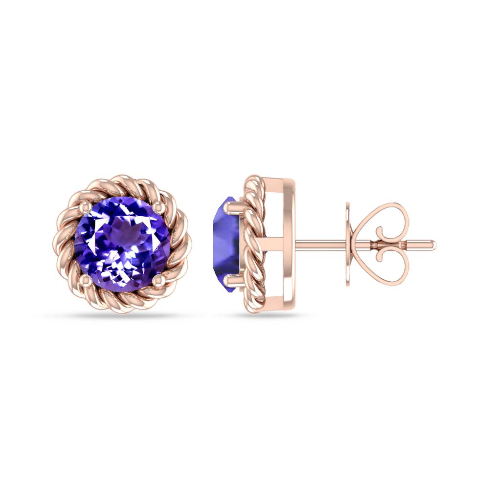 Rose Gold - Tanzanite