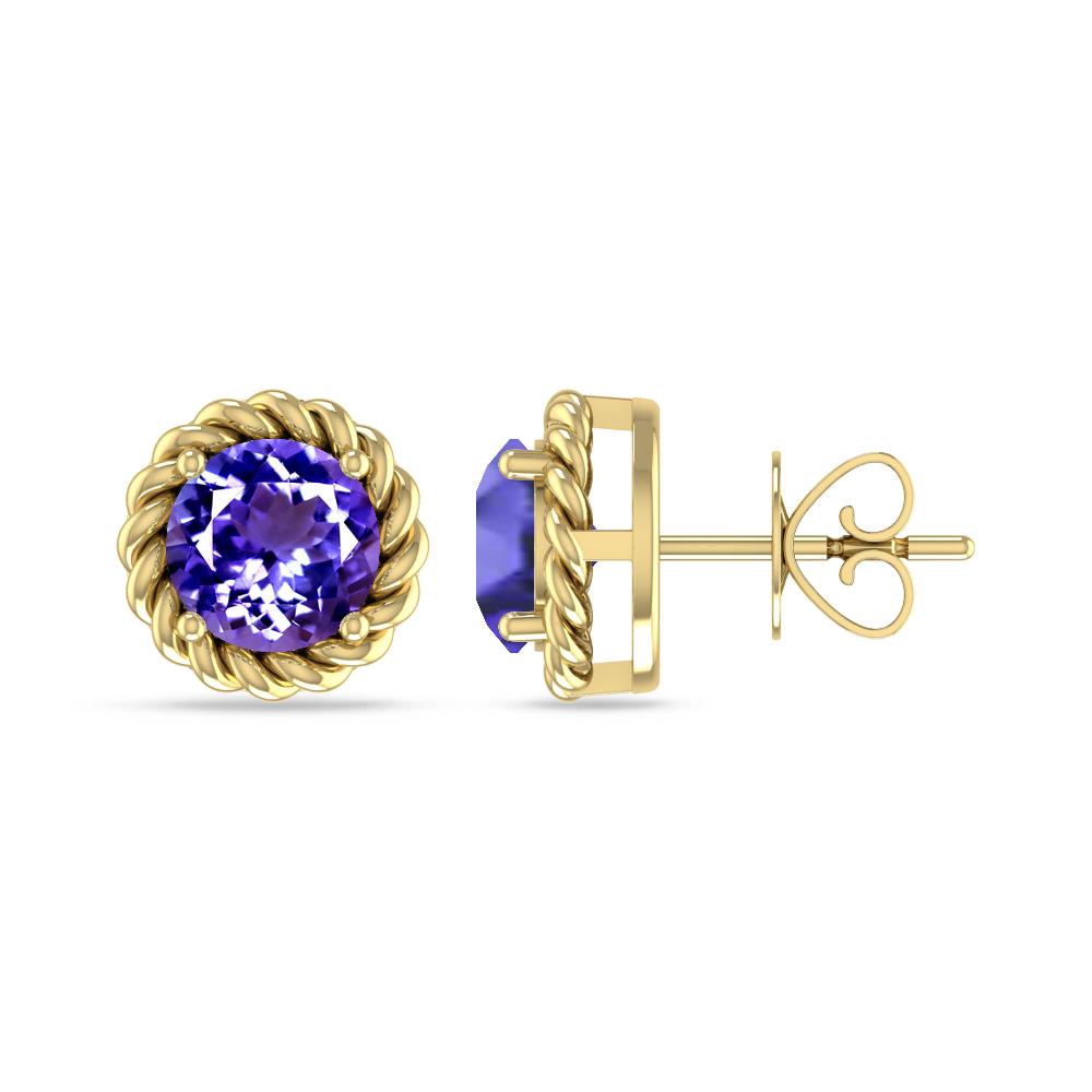 Yellow Gold - Tanzanite