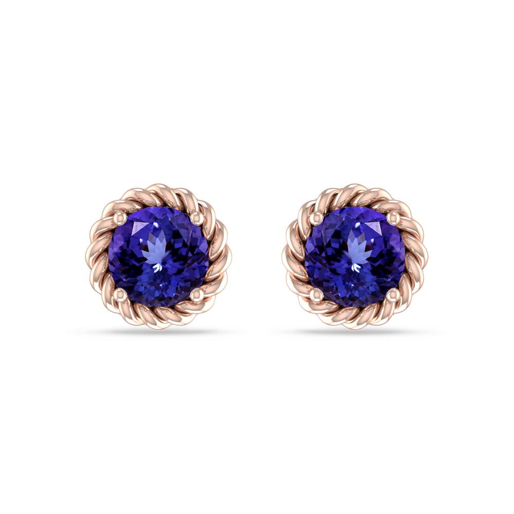 Rose Gold - Tanzanite