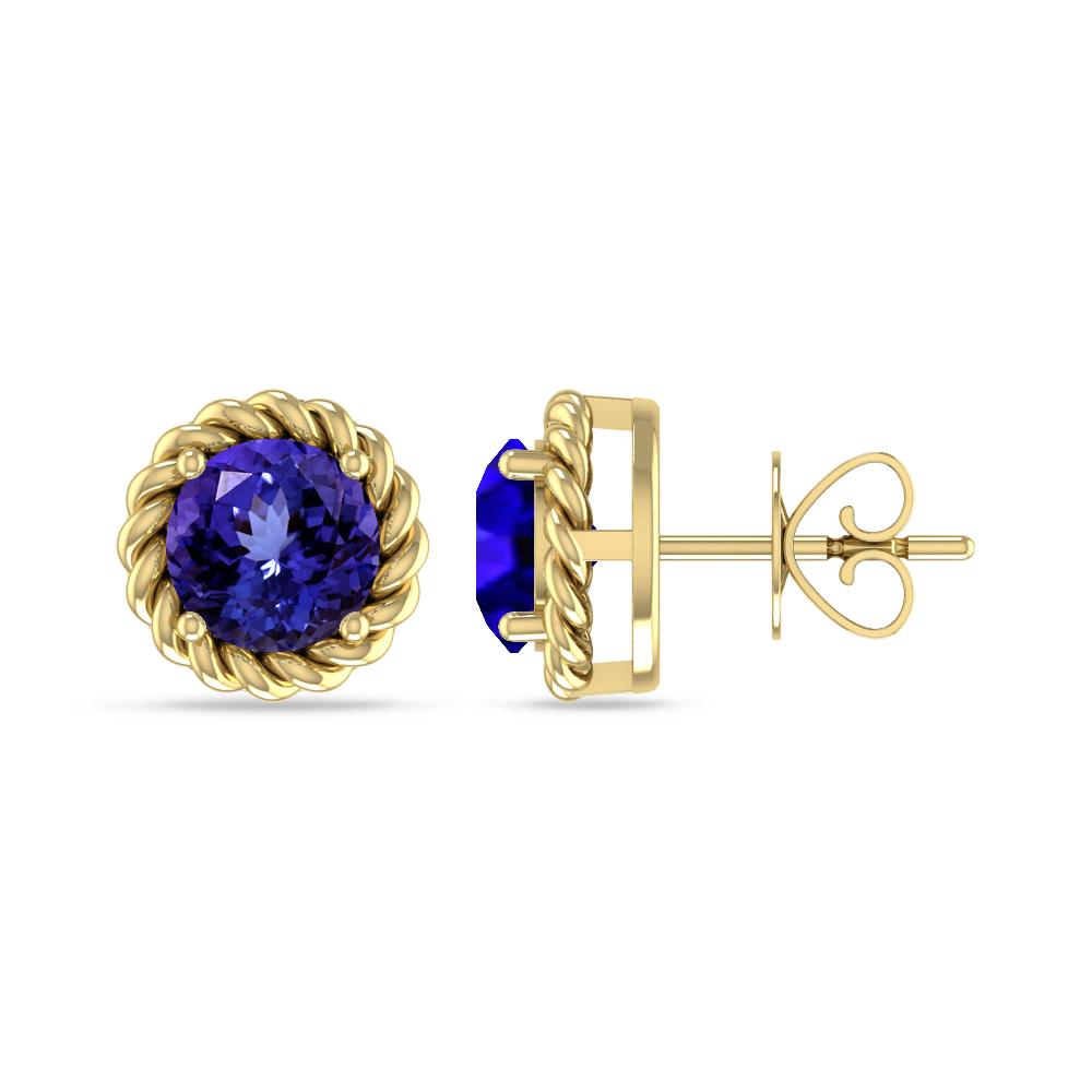 Yellow Gold - Tanzanite