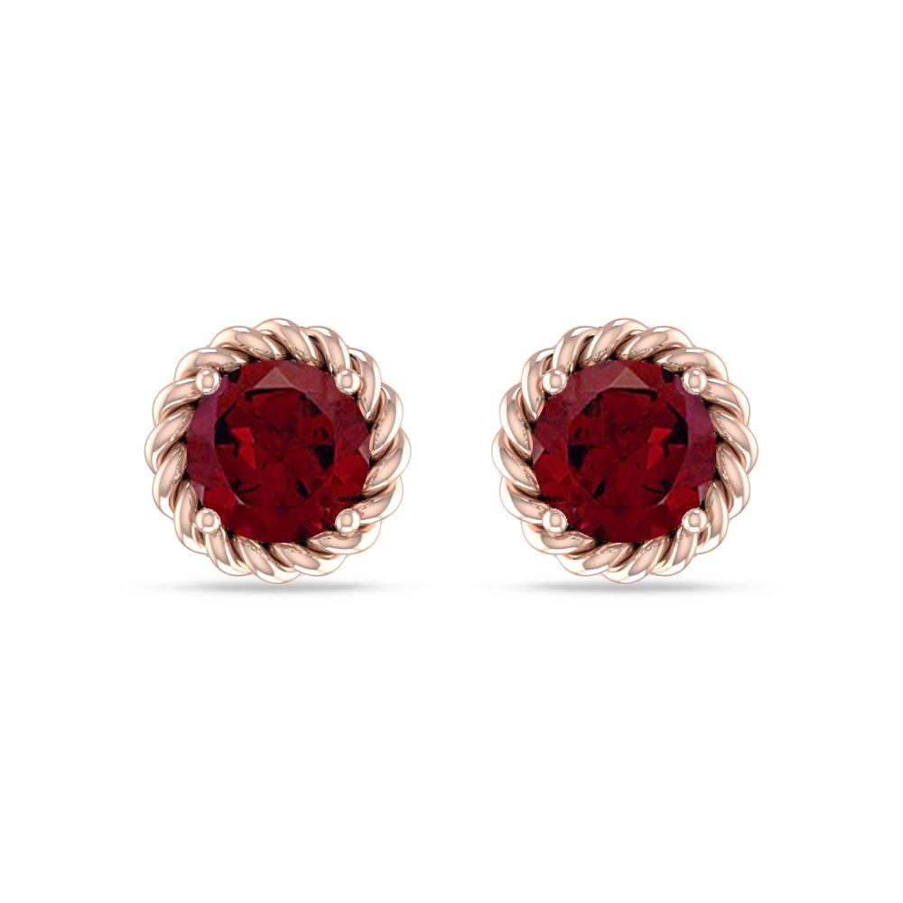 Rose Gold - Garnet