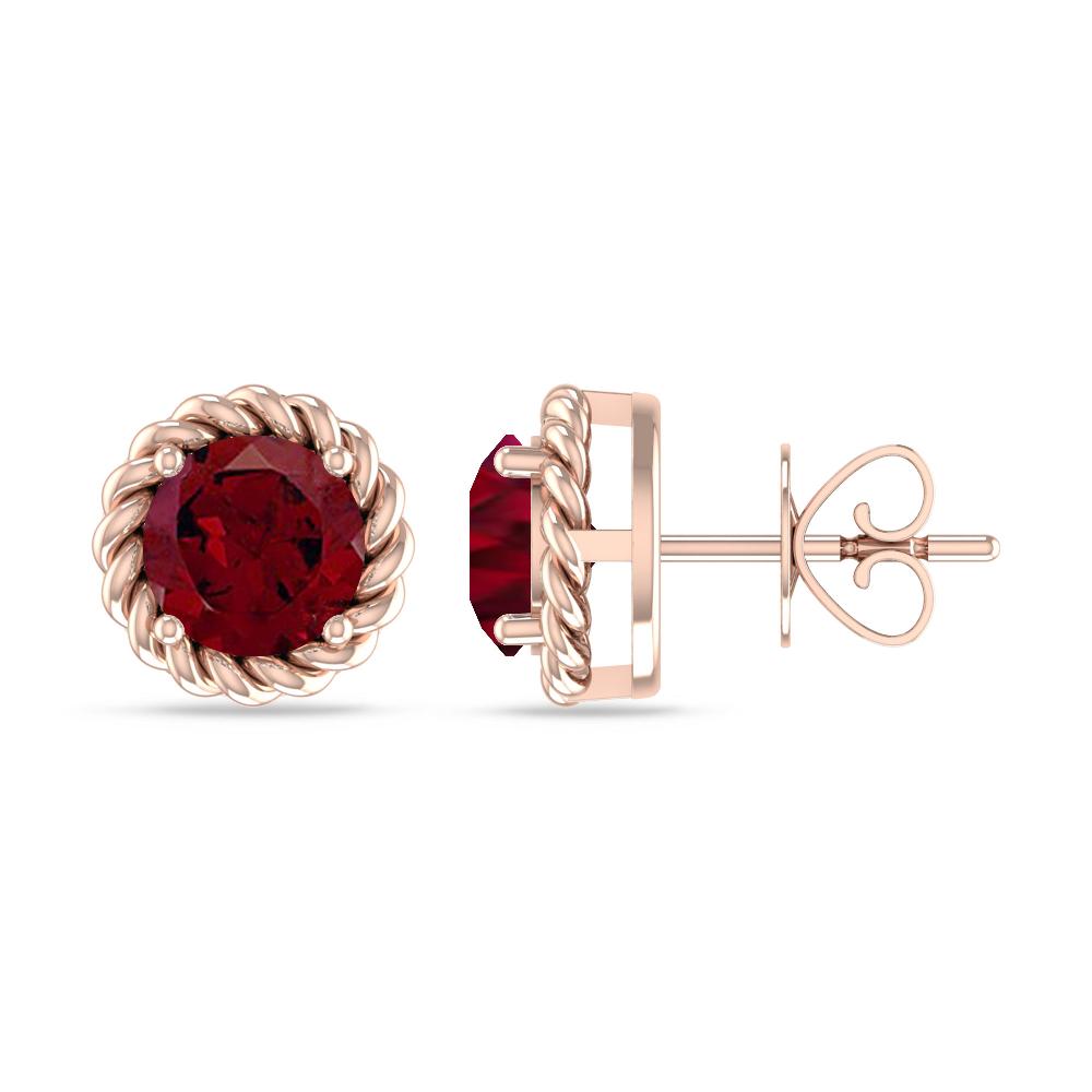 Rose Gold - Garnet