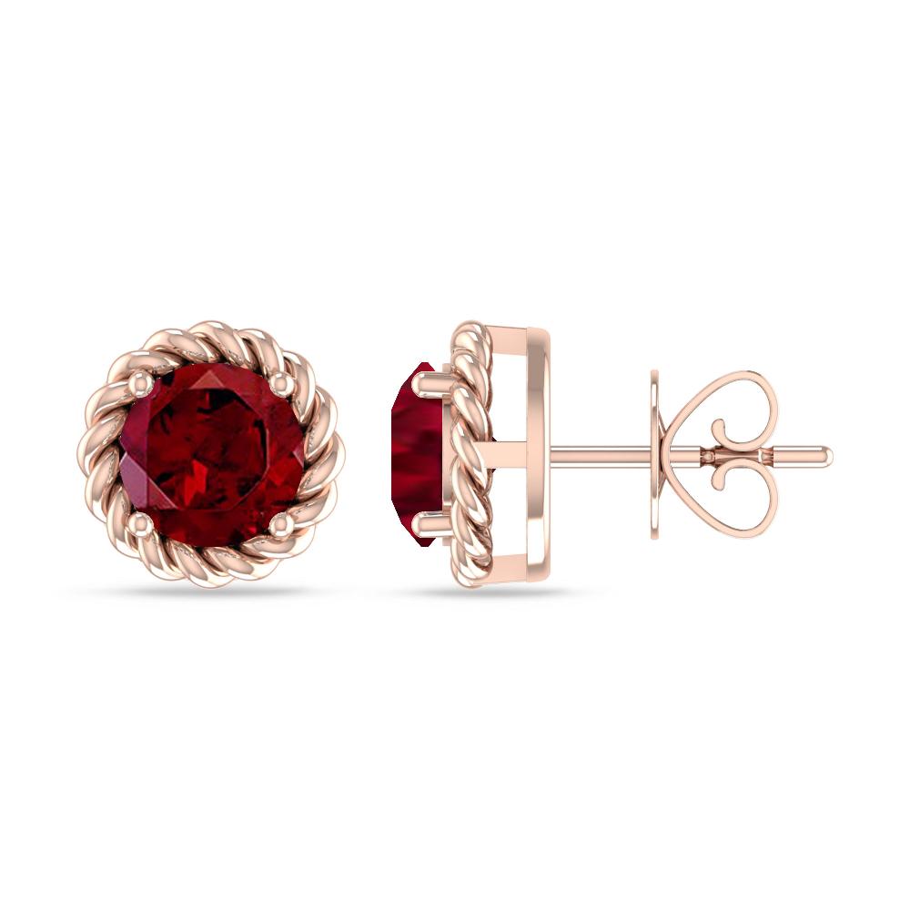 Rose Gold - Garnet