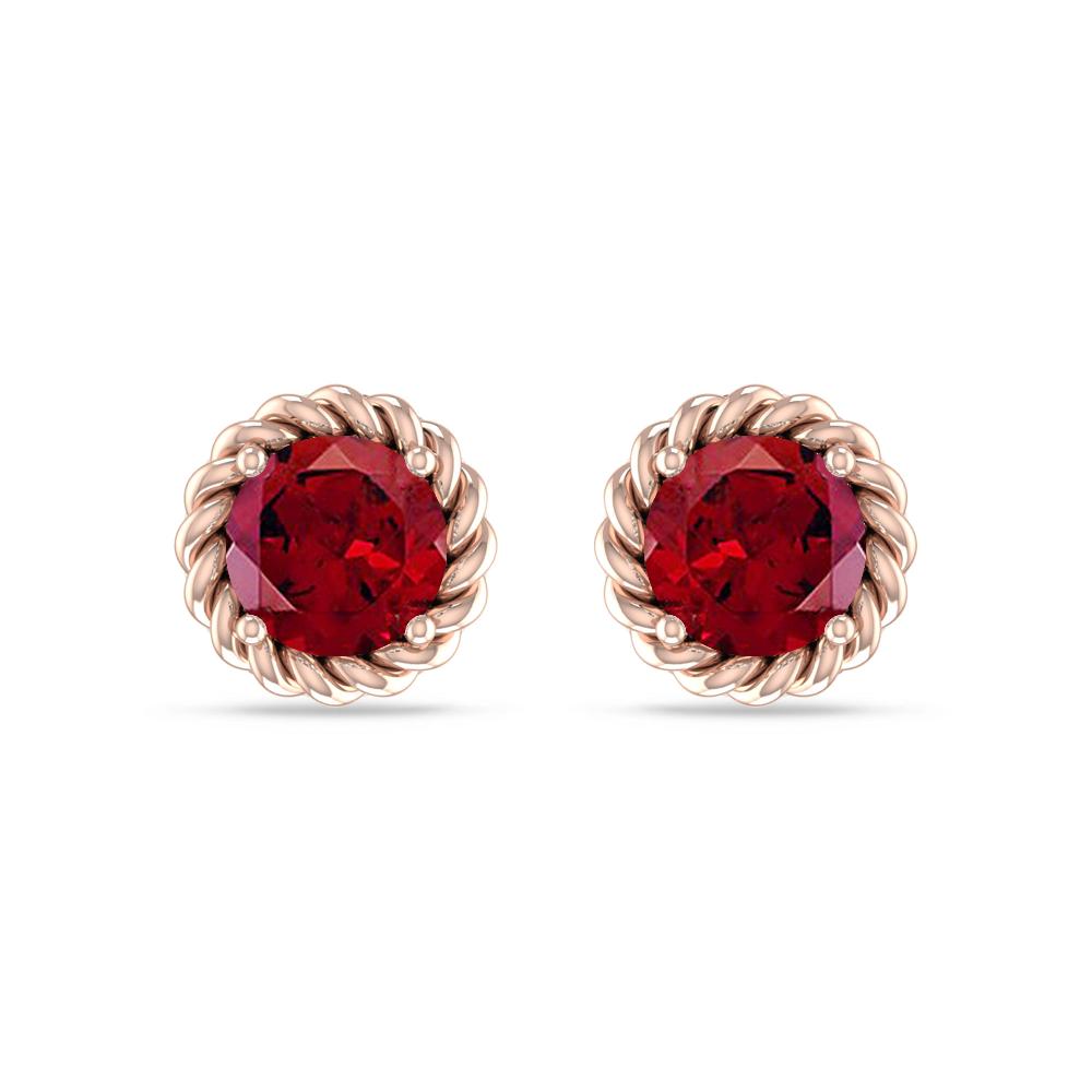 Rose Gold - Garnet