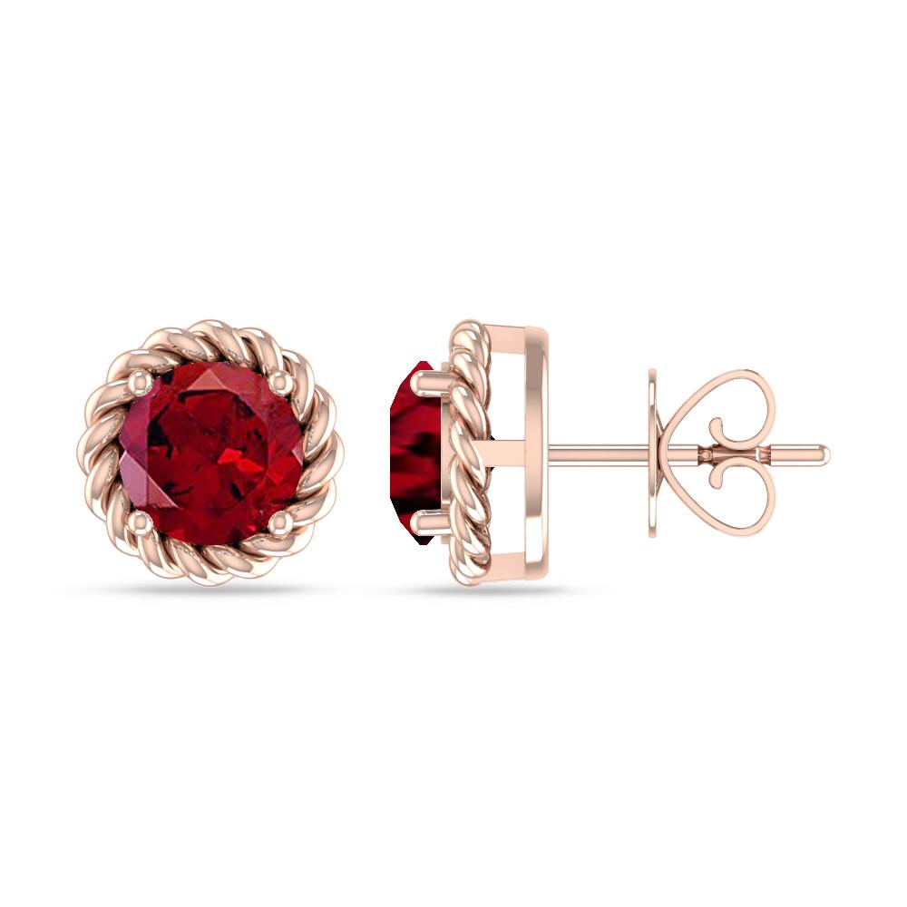 Rose Gold - Garnet
