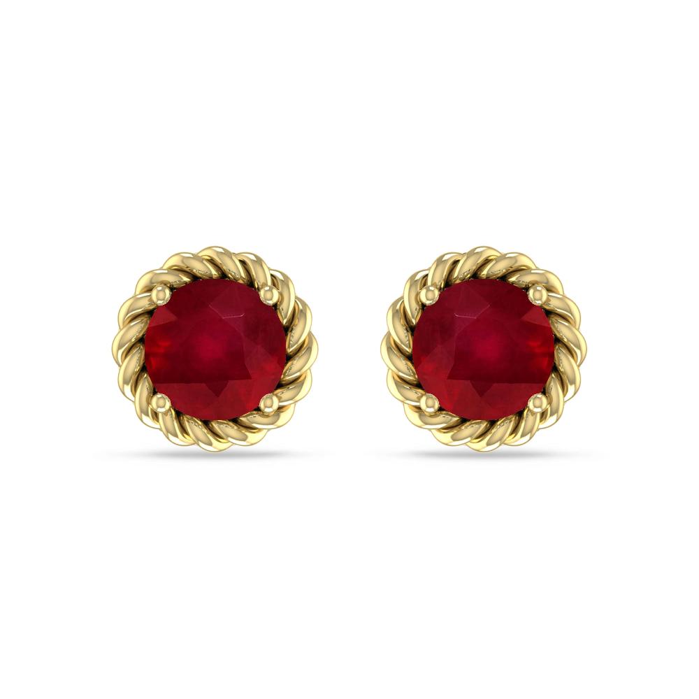 Yellow Gold - Ruby