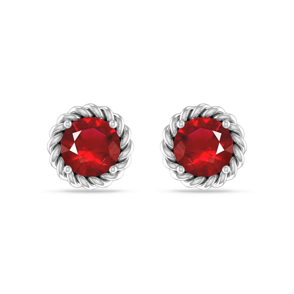 White Gold - Ruby