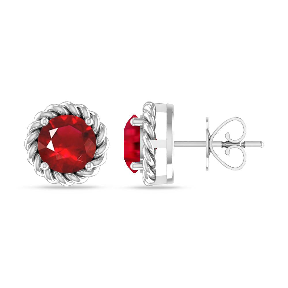 White Gold - Ruby