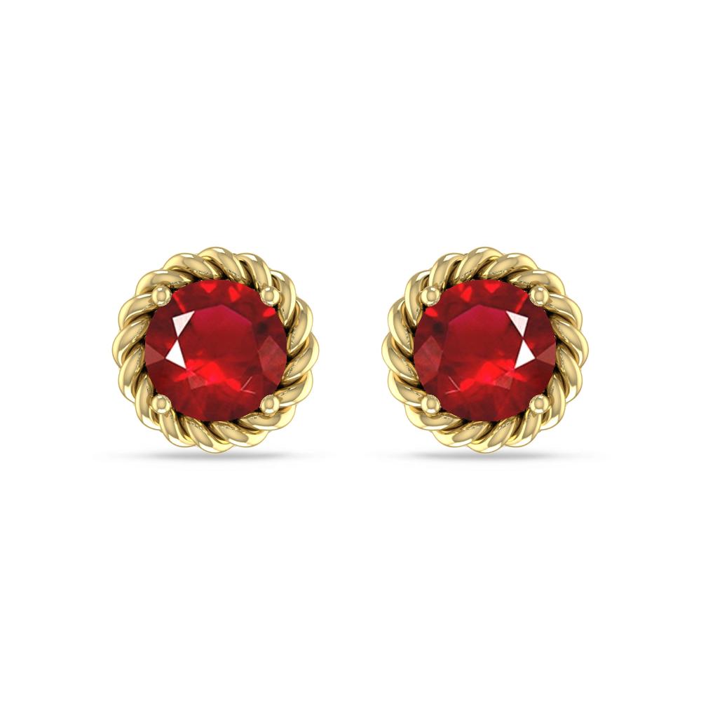 Yellow Gold - Ruby