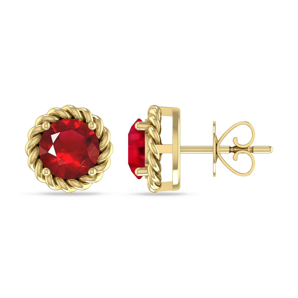 Yellow Gold - Ruby