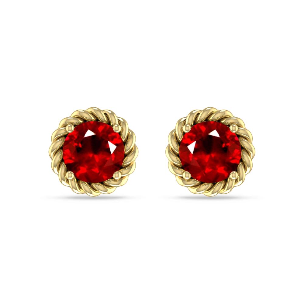 Yellow Gold - Ruby