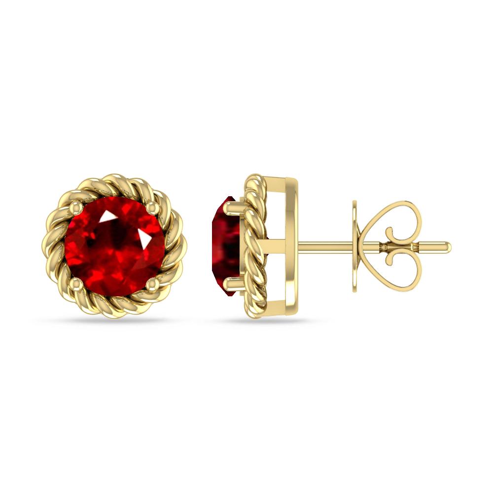 Yellow Gold - Ruby