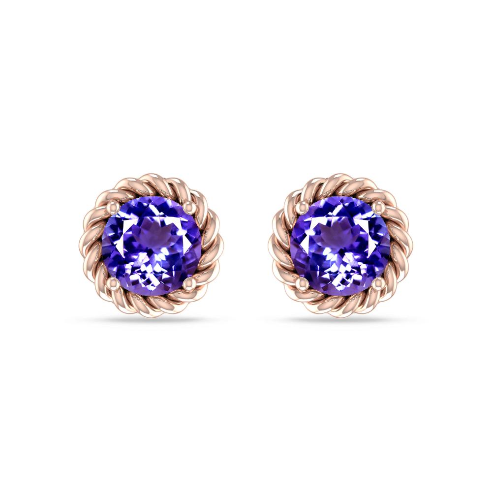 Rose Gold - Tanzanite